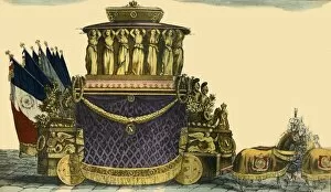 Napoleon 1st Collection: Napoleons funeral carriage, 1840, (1921). Creator: Unknown