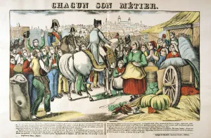 Napoleons return to Paris from the Island of Elba, 1815, (c1835). Artist: Francois Georgin
