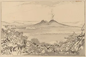 Vesuvius Prints: Napoli, 1884 / 1885. Creator: Edward Lear