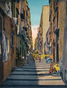 Images Dated 11th January 2019: Napoli - Pallonetti Santa Lucia, c1900. Creator: Unknown
