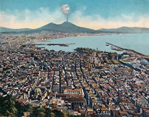 Cloister Gallery: Napoli - Panorama Da S. Martino, (View from San Martino), c1900. Creator: Unknown