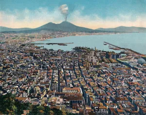 Cloister Gallery: Napoli - Panorama Da S. Martino, (View from San Martino), c1900. Creator: Unknown