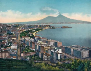 Accommodation Prints: Napoli - Panorama Da Villa Patrizia, Vomero, (From Dilla Patrizia, Vomero), c1900