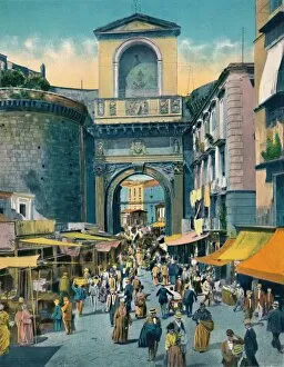 Napoli - Porta Capuana, c1900. Creator: Unknown