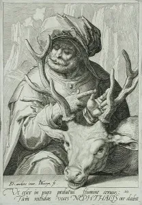 Gheyn Jacques De Ii Prints: Napthali, c1590. Creator: Jacques de Gheyn II