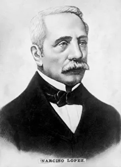 Venezuela Prints: Narciso Lopez (1797-1851), Venezuelan adventurer and soldier