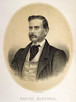 Spain Community Of Madrid Prints: Narciso Monturiol (1819-1885), Catalan inventor