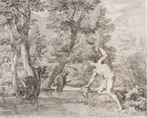 Pond Prints: Narcissus and Echo, 17th century. Creator: Frans van der Neve