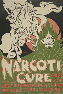 Olive Green Prints: Narcoti-cure, c1895. Creator: William H Bradley