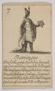 De Saint Sorlin Gallery: Narsingue, 1644. Creator: Stefano della Bella