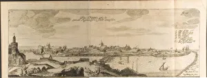 Narva (Illustration from Travels to the Great Duke of Muscovy and the King of Persia by Adam Olear Artist: Rothgiesser, Christian Lorenzen (?-1659)