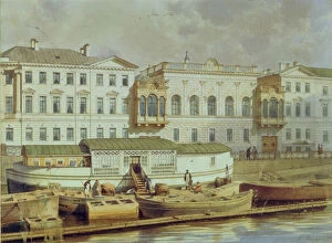 Naryshkin Palace on the Fontanka river, Mid of the 19th cen.. Artist: Premazzi, Ludwig (Luigi) (1814-1891)
