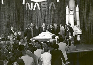 Astronauts Gallery: NASA Celebrates its 25th Anniversary, Washington, D.C. October 19, 1983. Creator: NASA