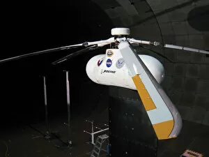 NASA research into rotor blades. Creator: NASA