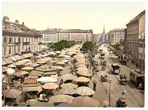 The Naschmarkt, Vienna Artist: Anonymous
