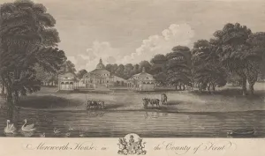 Edward Hasted Prints: Nash Court in Boughton, in the County of Kent