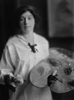 Creativity Prints: Nash, Miss (Guinness), portrait photograph, 1913 July 16. Creator: Arnold Genthe