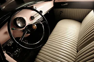 Iconic Prints: Nash rolltop convertible Marilyn Monroe 1951. Artist: Simon Clay