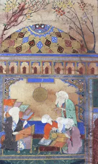 Observatory Prints: Nasireddin's observatory at Meraga