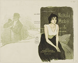French Text Gallery: Nathalie Madoré, 1895. Creator: Theophile Alexandre Steinlen