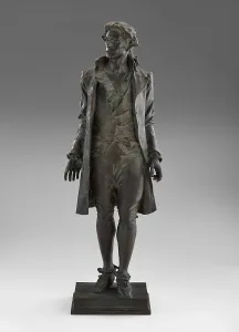 Frederick William Prints: Nathan Hale, 1890. Creators: Frederick William MacMonnies, Jaboeuf et Rouard