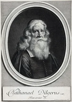 Edelinck G And Xe9 Prints: Nathanael Dilgerus, 1683. Creator: Gerard Edelinck
