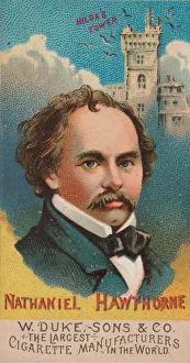 Nathaniel Hawthorne, from the series Great Americans (N76) for Duke brand cigarettes