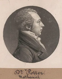 Nathaniel Potter, 1804. Creator: Charles Balthazar Julien Fevret de Saint-Memin