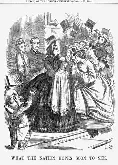 What The Nation Hopes Soon To See, 1863. Artist: John Tenniel What The Nation Hopes Soon To See, 1863. Artist: John Tenniel