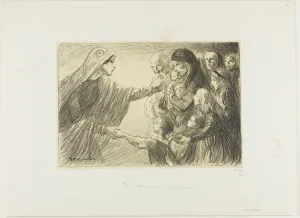 National Prints: National Assistance, 1915 / 17. Creator: Theophile Alexandre Steinlen