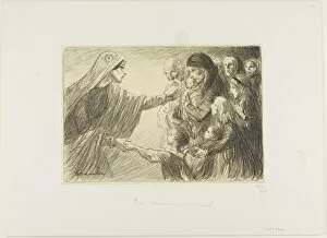 Assistance Gallery: National Assistance, 1915 / 17. Creator: Theophile Alexandre Steinlen