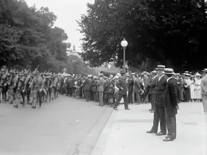 Lawmaker Prints: National Guard of D.C. Reviewed By President Wilson And Sec