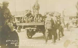 National Guard Machine Gun Crew during Tulsa Race Riot 6-1-21, 1921. Creator: Unknown