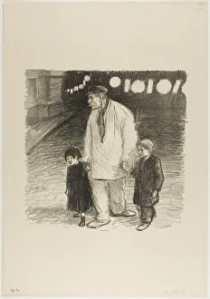 Grandparent Prints: National Holiday, July 1894. Creator: Theophile Alexandre Steinlen