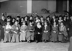 National League For Women's Service - Seated: Mrs. Ira Kip, East Orange, Nj; Mrs. Edward... 1917. Creator: Harris & Ewing. National League For Women's Service - Seated: Mrs. Ira Kip, East Orange, Nj; Mrs. Edward... 1917