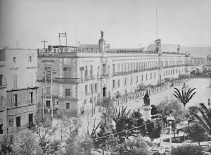 Mexico City Prints: National Palace, City of Mexico, c1897. Creator: Unknown