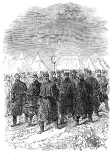 Checking Prints: The National Rifle Association prize meeting at Wimbledon: the picket going camp rounds