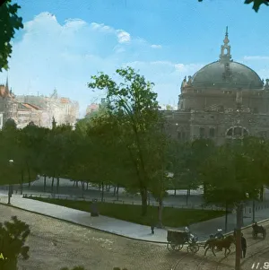 The National Theatre, Christiania, (Oslo), Norway, late 19th-early 20th century. Creator