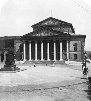 National Theatre, Munich, Germany, c1900.Artist: Wurthle & Sons