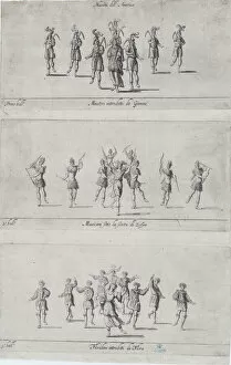 Dancer Gallery: Nations of America ballets, 17th century. 17th century. Creator: Anon