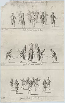 Nymph Gallery: Nations of Europe ballets, 17th century. 17th century. Creator: Anon