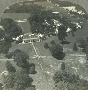A Nations Shrine from the Air - Home of Washington, Founder of the Republic, Mt A Nations Shrine from the Air - Home of Washington, Founder of the Republic, Mt