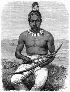 G Boulanger Prints: Native American, California, 19th century. Artist: Gustave Boulanger