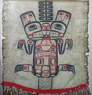 British Colombia Prints: Native American dance apron