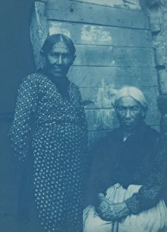 Sage Prints: Two Native American women, posed