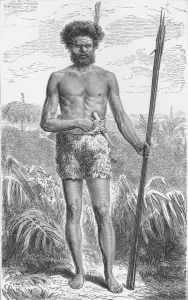 Captain Robert Fitzroy Gallery: Native of Australia, c1885, (1890). Artist: Robert Taylor Pritchett