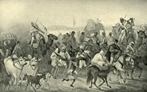1st Earl Roberts Prints: Native Auxiliaries Hurrying to Delhi, c1850s, (1901). Creator: George Francklin Atkinson