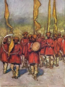 Native Bards from the Cutch State, 1903. Artist: Mortimer L Menpes