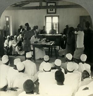 A Native Court in Ujili, Tanganyika Territory, Africa, c1930s. Creator: Unknown