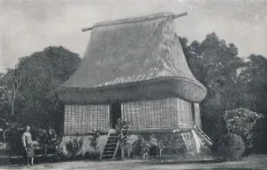 H Clive Prints: Native House, Fiji Islands, 1923. Creator: Unknown